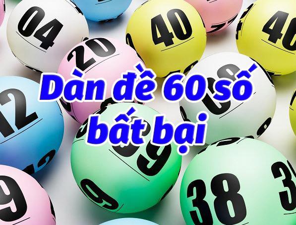 Cách Lập Dàn Đề 60 Số Hiệu Quả